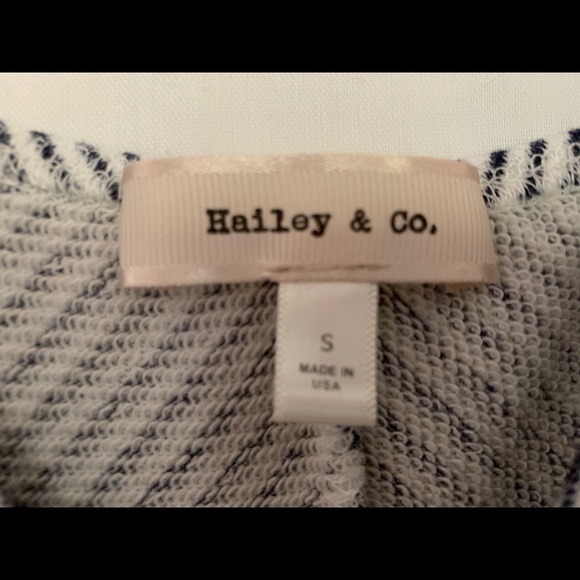 Hailey&Co Striped Black White Button Dress - Picture 10 of 10